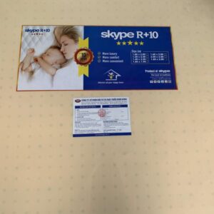 Nệm Cao Su Thông Hơi Skype R+10