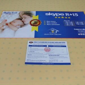 Nệm Cao Su Thông Hơi Skype R+15