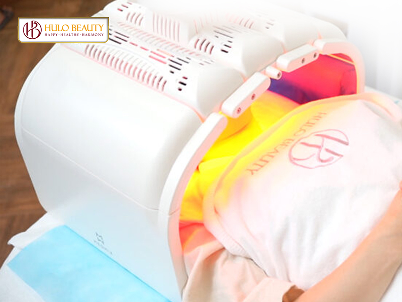 Bước 5: Chiếu đèn LED ánh sáng